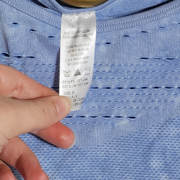 Bella Movement Dusty Blue Legging and Lone Sleeve Top Set Size Small - Picture 7 of 10